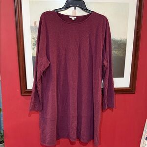 Chic Women's Burgundy Tunic by [Brand]